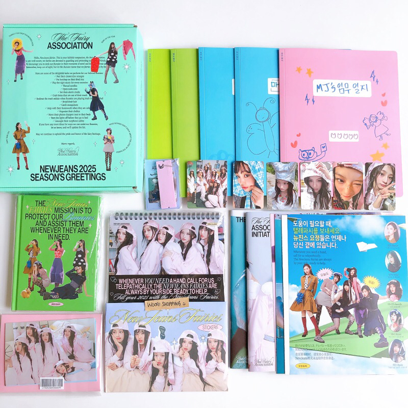 Newjeans NJZ 2025 Seasons Greetings The Fairies Association สินค้าอย่างเป็นทางการ Photocard Minji Ha