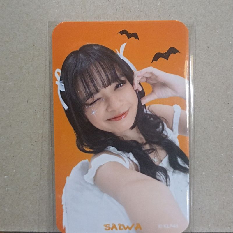 Klp48 OFFICIAL PC PHOTOCARD SALWA RURU HALLOWEEN 2024