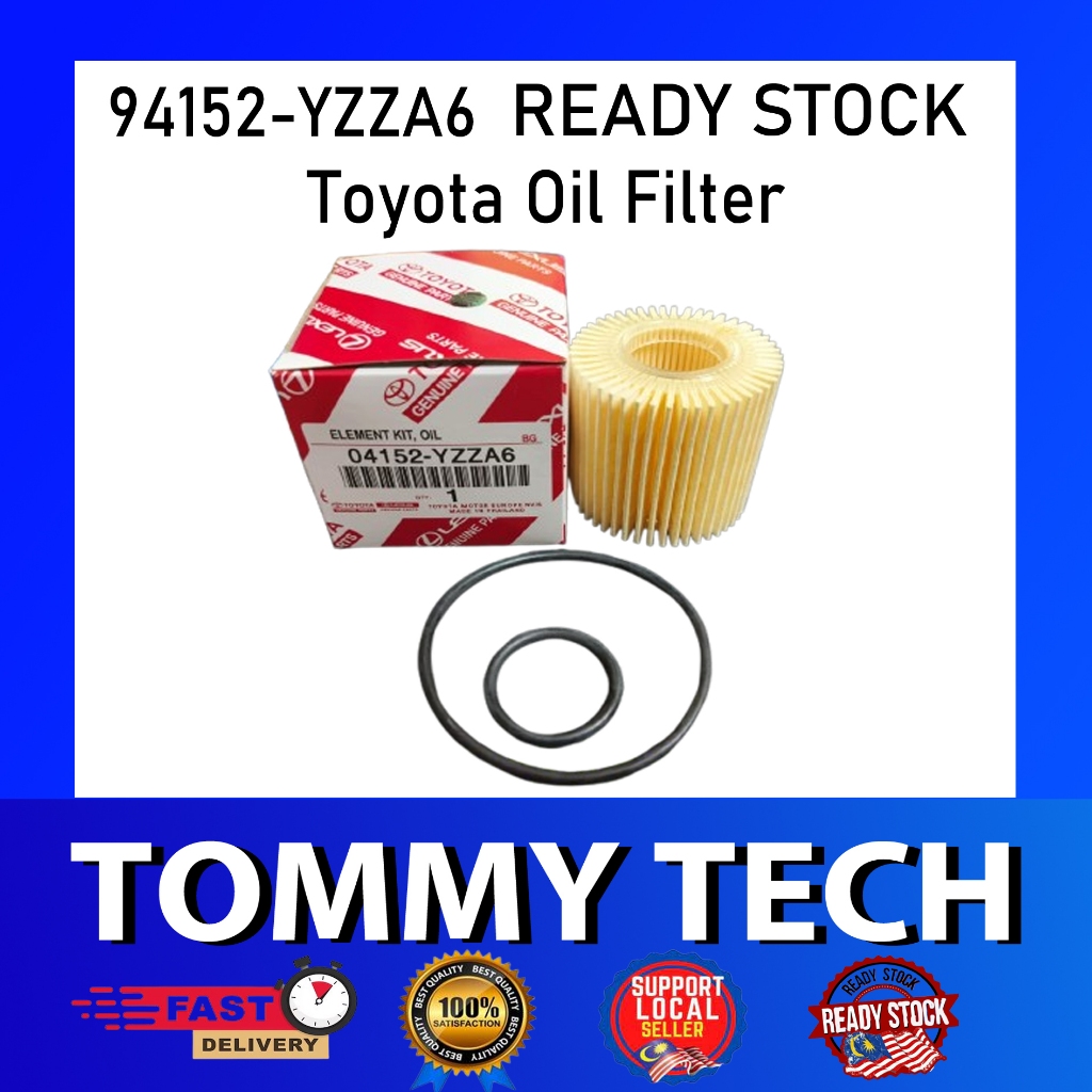 กรองน้ํามันเครื่องโตโยต้า 04152-YZZA6