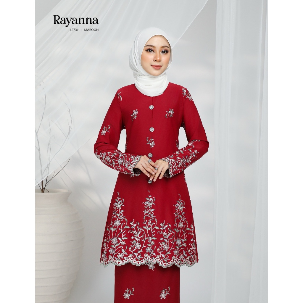 CHIC CHOC RAYNA KURUNG MODERN 1273 ชุดเลือดออก KURUNG ชุด RAYA 2025 BAJU KURUNG RAYA KURUNG