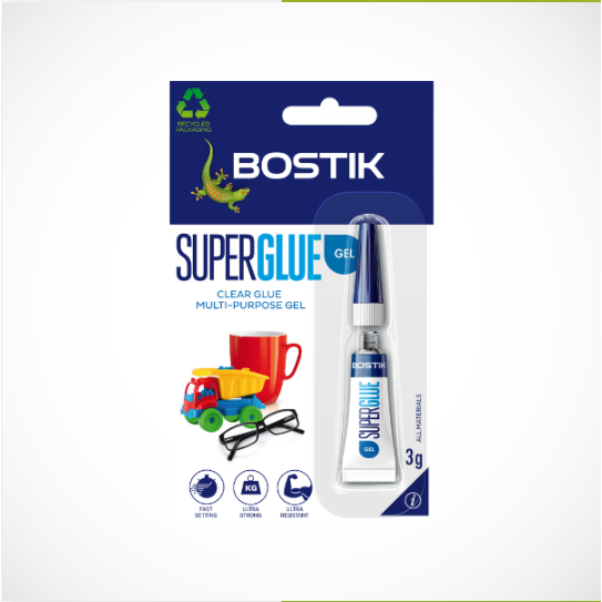 SUPER GLUE GEL / BOSTIK 3G SUPER GLUE GEL / BOSTIK CLEAR GLUE เจลอเนกประสงค์