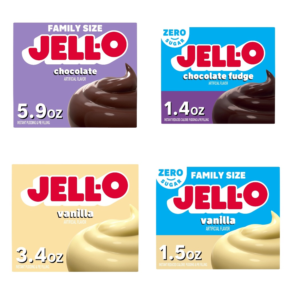 Jell-O Instant Filling Sugar Free Choc / Vanilla - IG