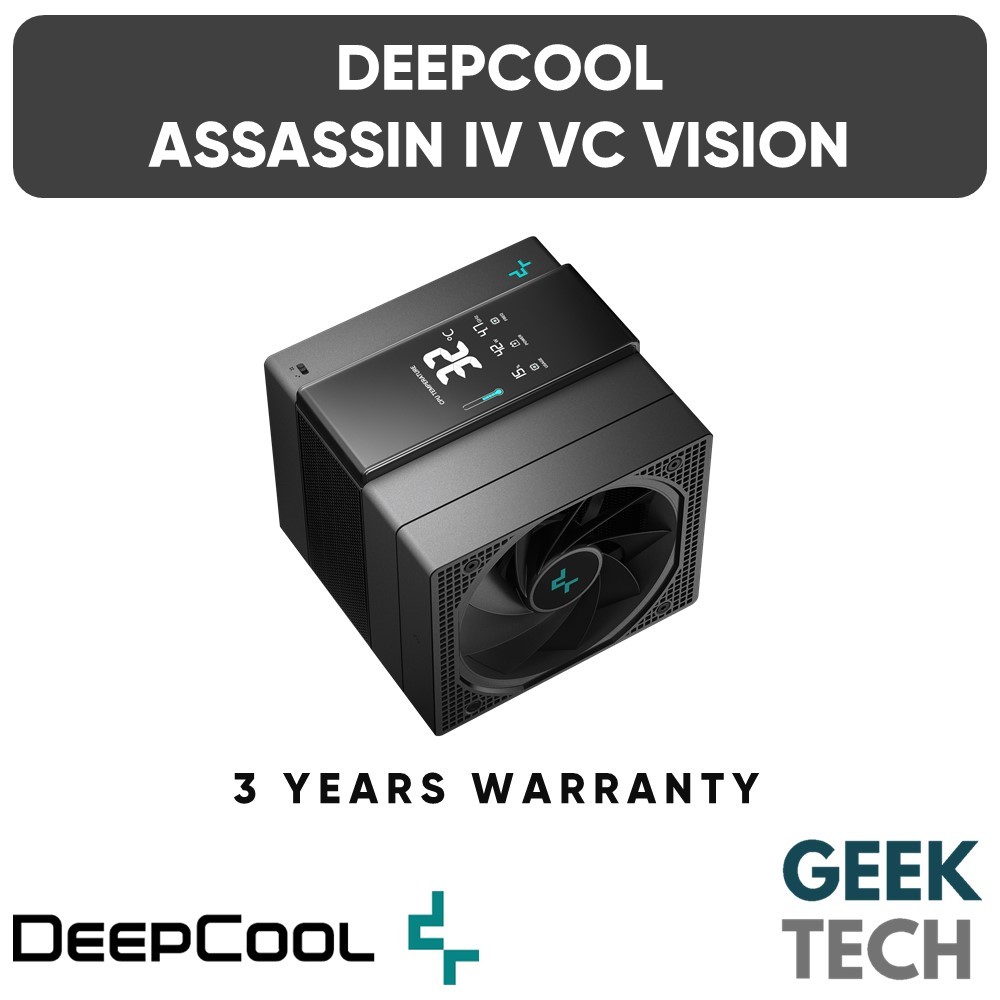DeepCool ASSASSIN IV VC VISION คูลเลอร์ซีพียูห้องไอทาวเวอร์คู่ดิจิตอล