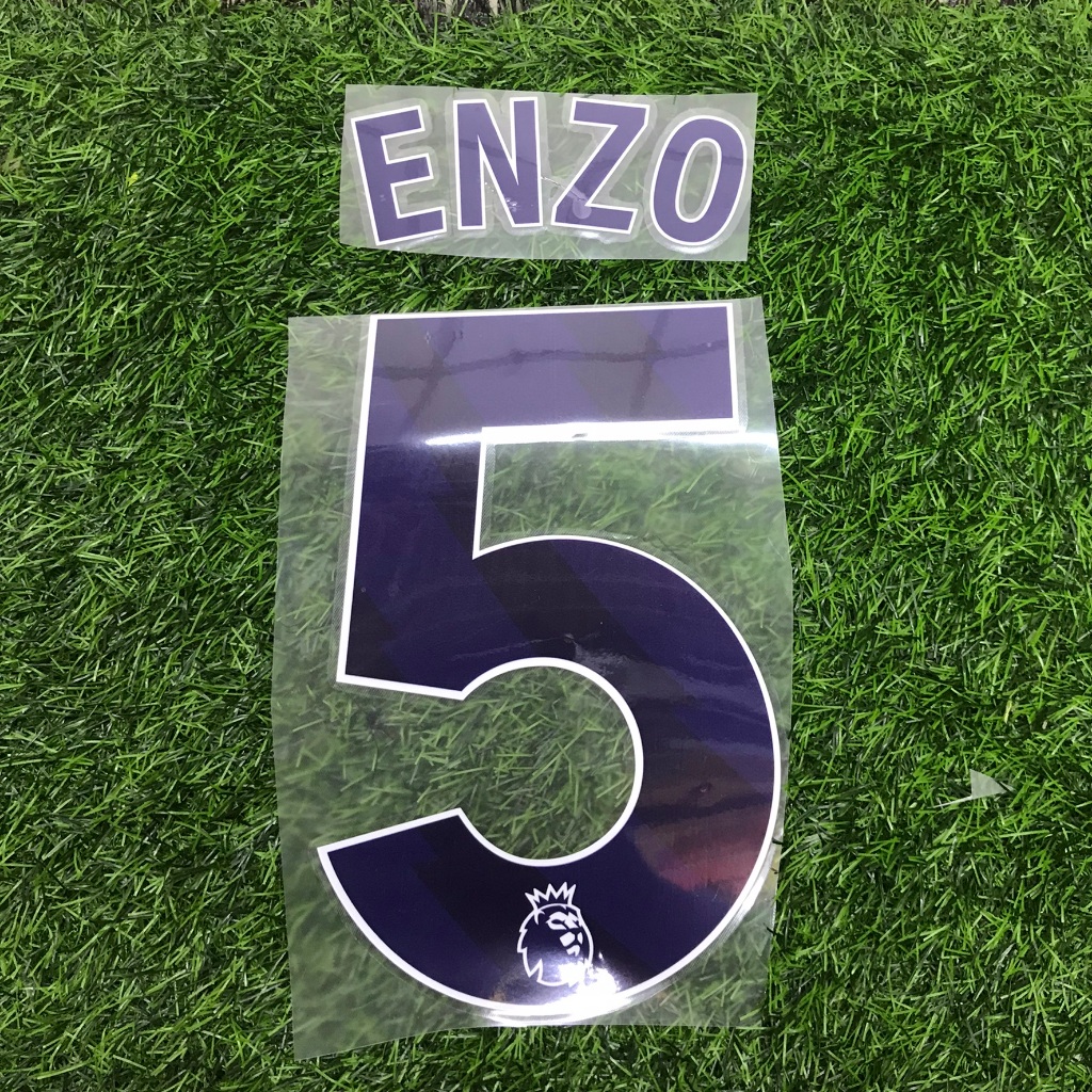 ชุดชื่อเจอร์ซีย์สําหรับ enzo 5 away 24/25 ชื่อชุด nns