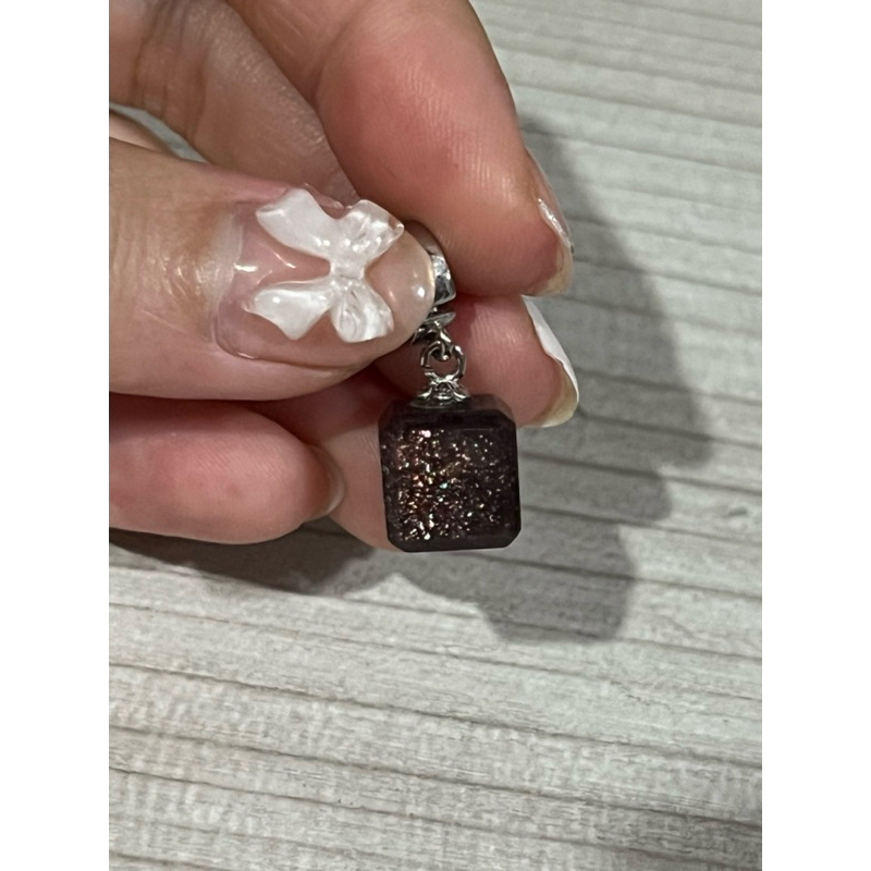 จี้ชาร์ม Iolite (เงิน 925 ตะขอเปิดได้)