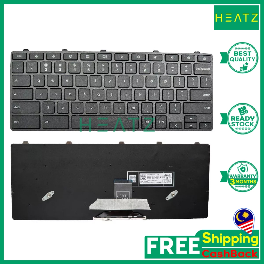 Del Vostro 3300 3400 3500 V3300 V3400 V3500 V3700 0YHGG NHN6P Y5VW1 แล็ปท็อปแป้นพิมพ์เปลี่ยนยี่ห้อให