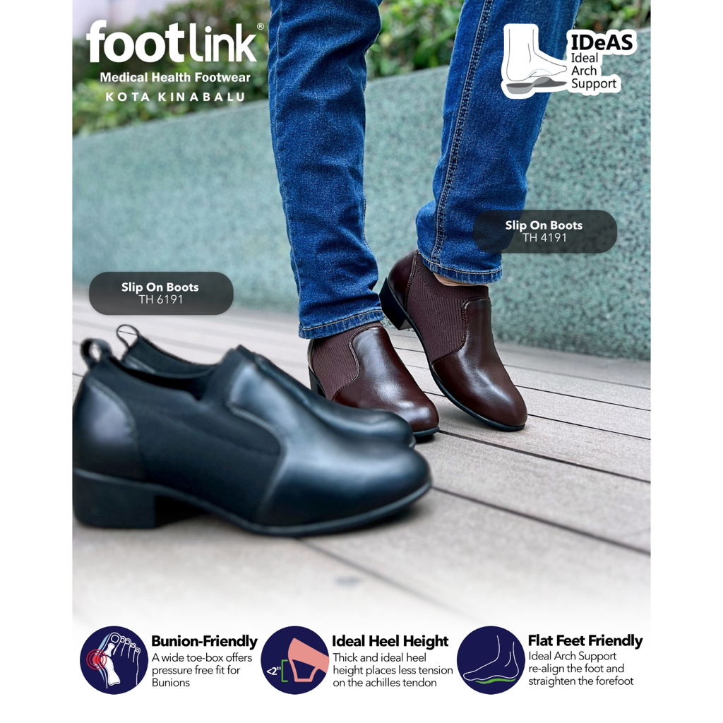 รองเท้า Low Heel Footlink พร้อม Arch Support (Arch Support) TH 6191/ TH 4191