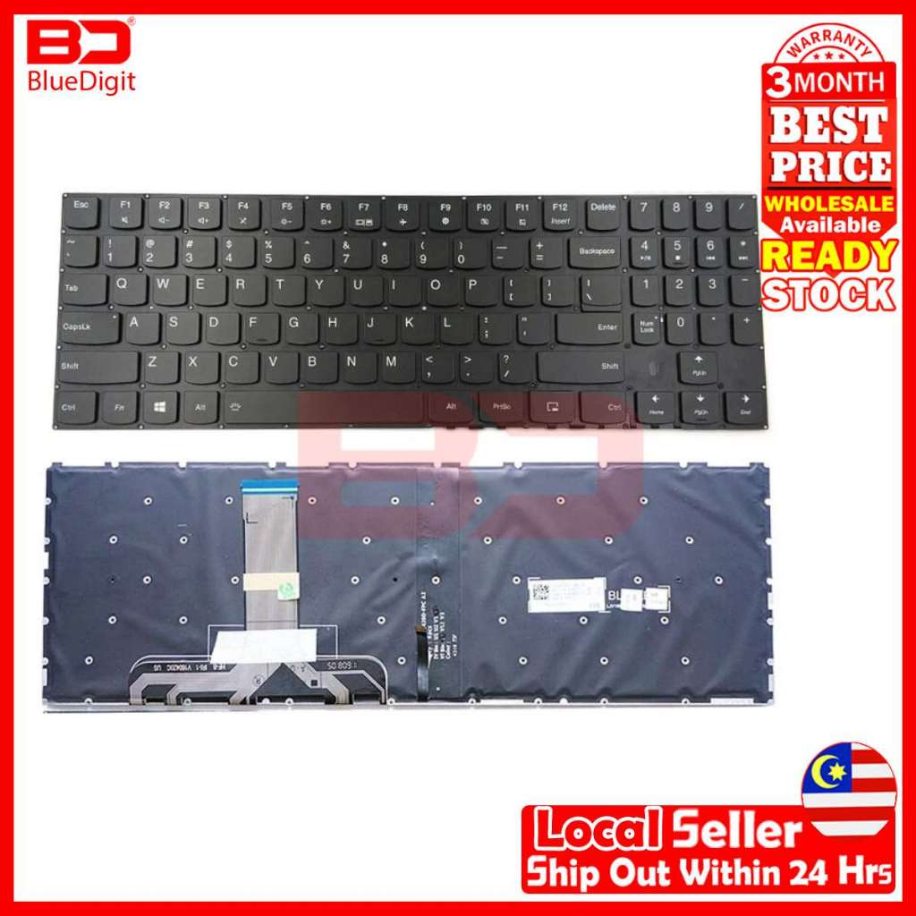 Lenovo Legion Y520-15IKB Y520-15IKN Y520-15IKBA Y520-15IKBM Y520-15IKBN Series แป้นพิมพ์ทดแทนแล็ปท็อ