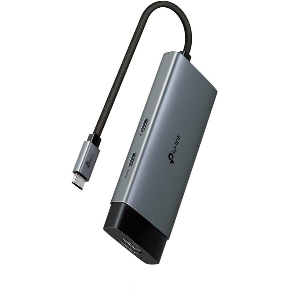 TP-Link UH5020C USB-C Hub 5-in-1 ถึง HDMI 4K @ 60Hz Ethernet PD USB 3.0 พอร์ตอะแดปเตอร์สําหรับเดสก์ท