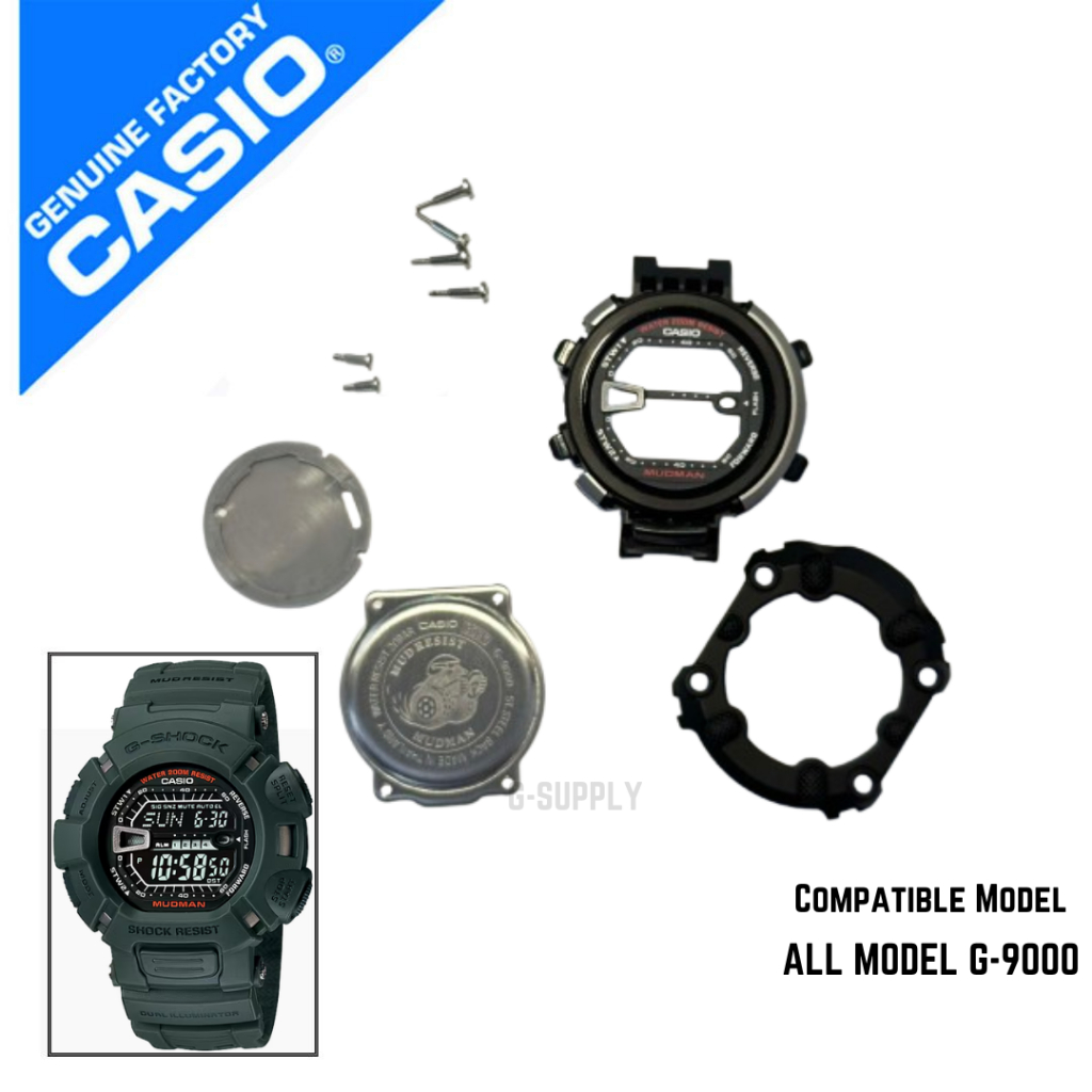 G-shock อุปกรณ์เสริมอะไหล่เปลี่ยน G-9000-3V G-9000-3 G-9000-1V G9000 Mudman ใหม่ !