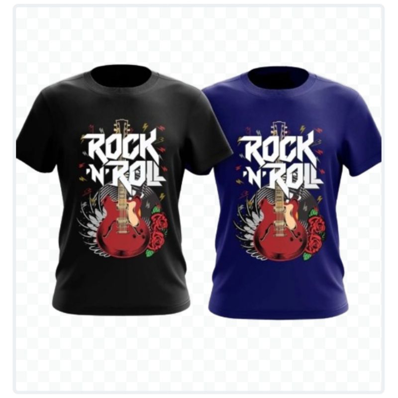 Baju VIRAL ROCK & ROLL GITER UNISEX PREMI QUALITY