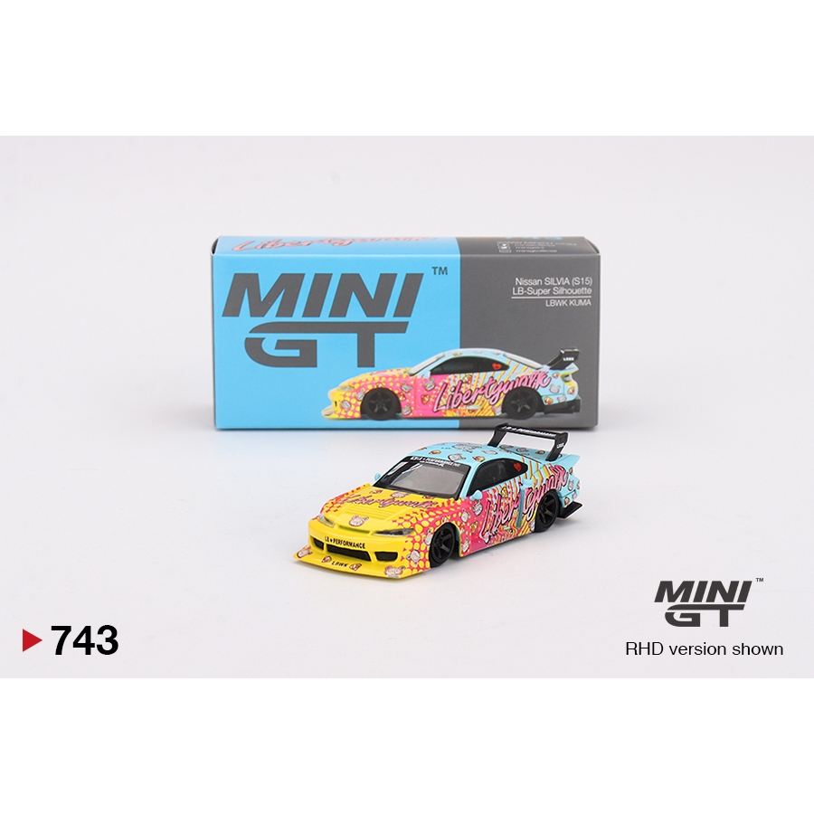 Mini GT #743 Nissan LB-Super Silhouette S15 SILVIA LBWK KUMA