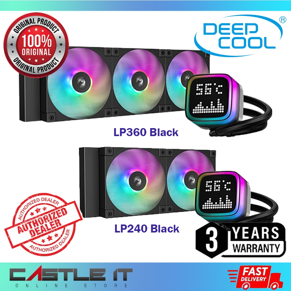 DeepCool LQ360 LP360 / LP240 LQ240 AIO Liquid Cooler ARGB Water Cooling (360mm / 240mm)