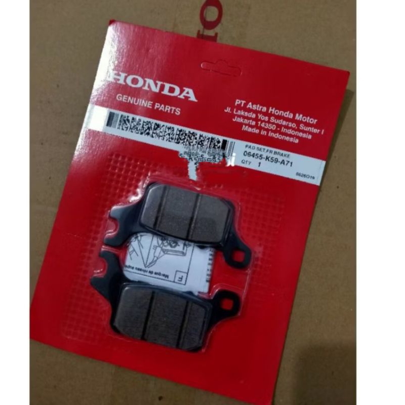 ผ้าเบรคหน้า Honda Vario 150 06455-K59-A71