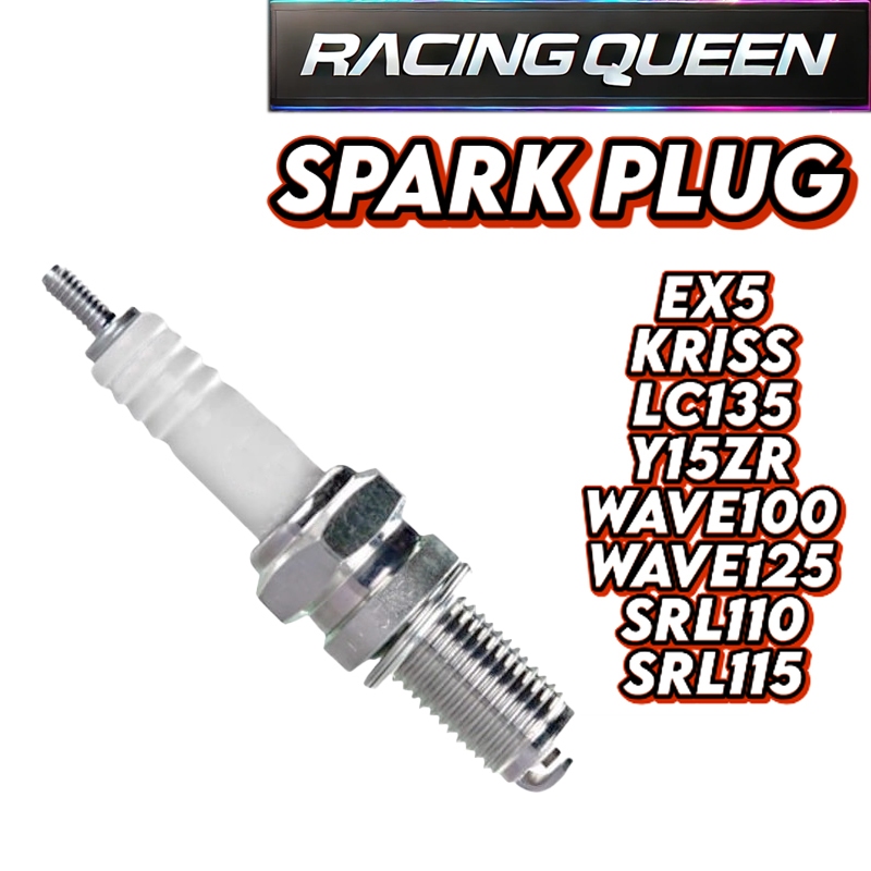 ปลั๊ก A7TC B8TC E6TC B8TC BM6A F5TC SPARK PLUG EX5 DREAM WAVE125 RXZ Y125Z LC135 Y15ZR WAVE110 FUTUR