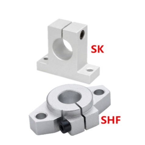 (1pcs) SK SHF Series Linear Shaft Holder - Linear Shaft Support - Linear Bearing Rail Shaft Support