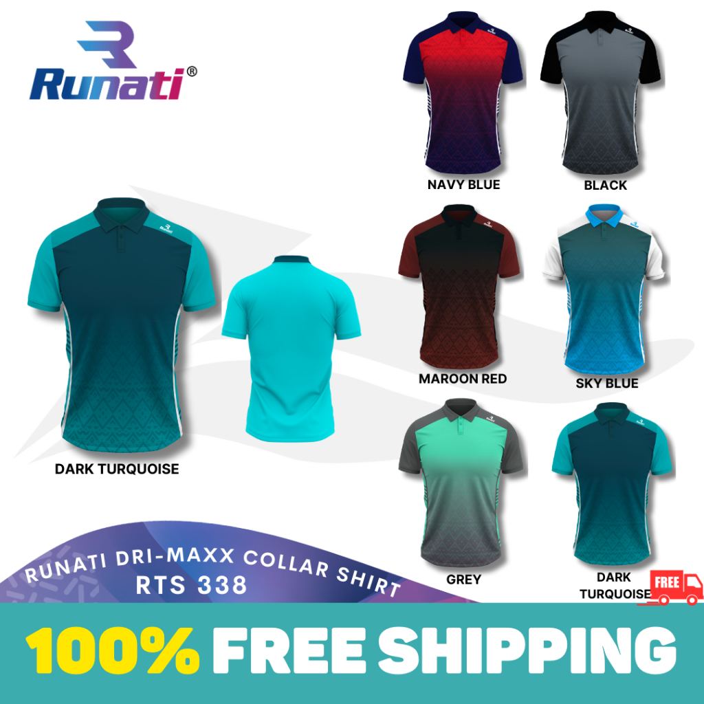 Runati Dri-Maxxคอปกแขนสั้น RTS338
