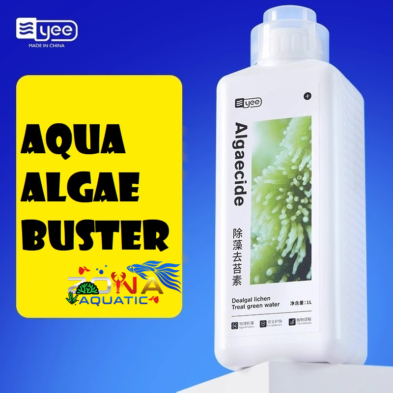 AQUARIUM ALGAE BUSTER ALGAE REMOVAL สีเขียวน้ํา CLEAN ALGAECIDE ถังปลา ALGAE KILLER 除剂 อุปกรณ์เสริม