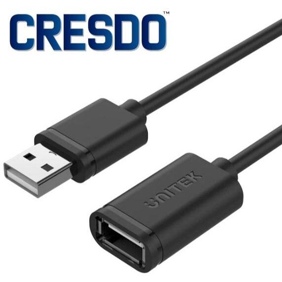 Unitek 1.5M USB 2.0 Type-A(M) ถึง Type-A(F) สาย Y-C449GBK
