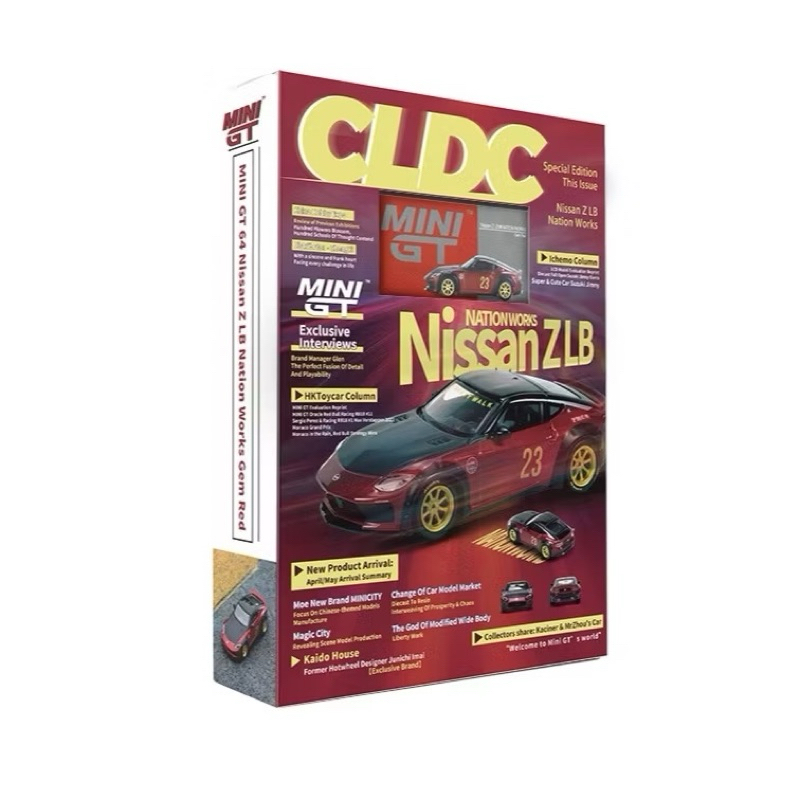 [MINI GT]	ดี74	Mini Gt X CLDC - NISSAN Z LB NATION WORKS GEM RED