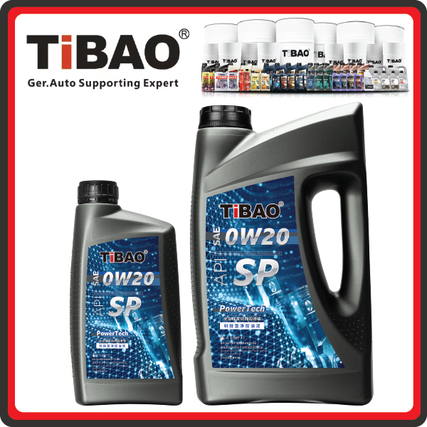 (TiBAO) น้ํามันเครื่อง FULLY SYNTHETIC SAE 0W-20 API SP POWER TECH(4LITER & 1LITER