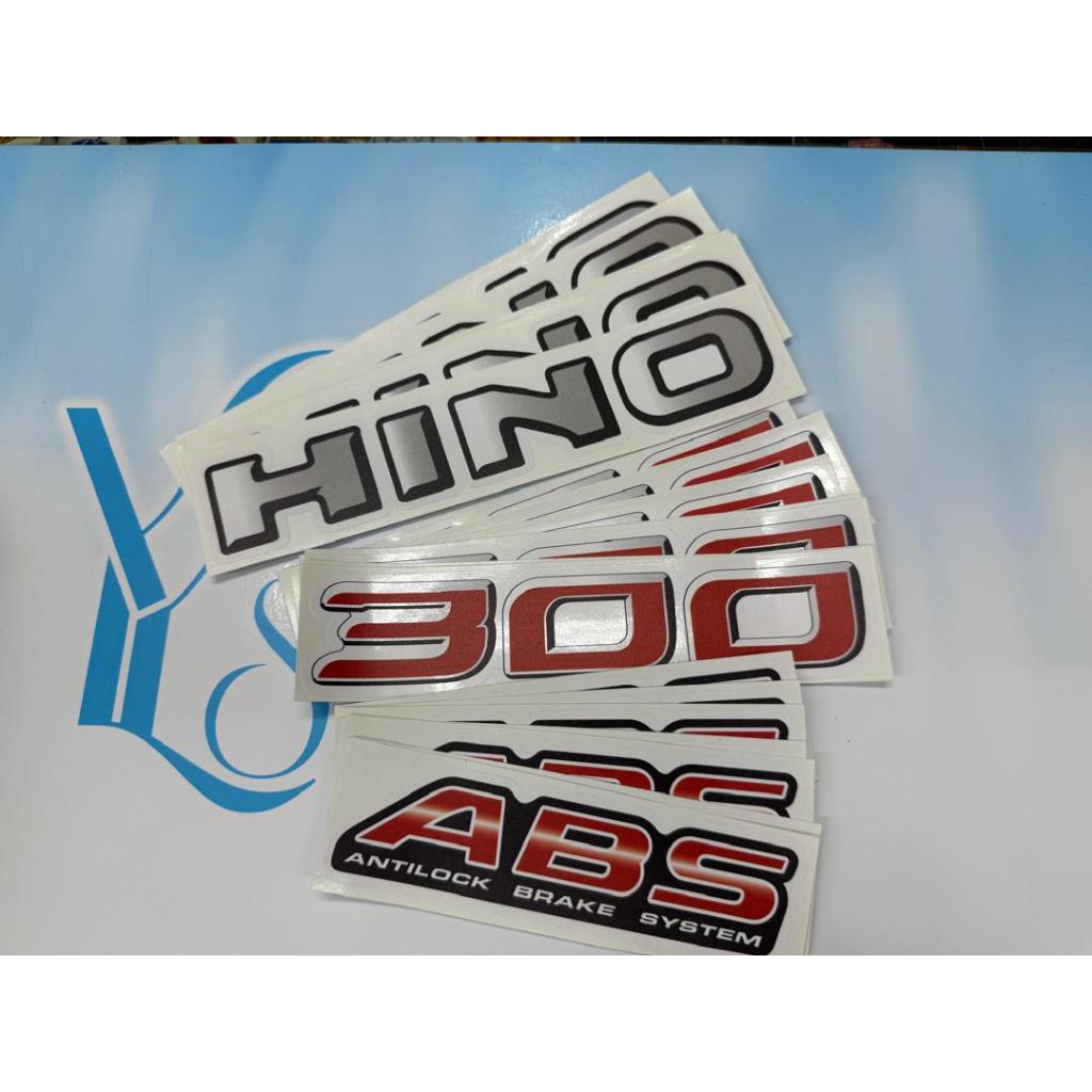 สติ๊กเกอร์ HINO 300 ABS Lorry Kepala