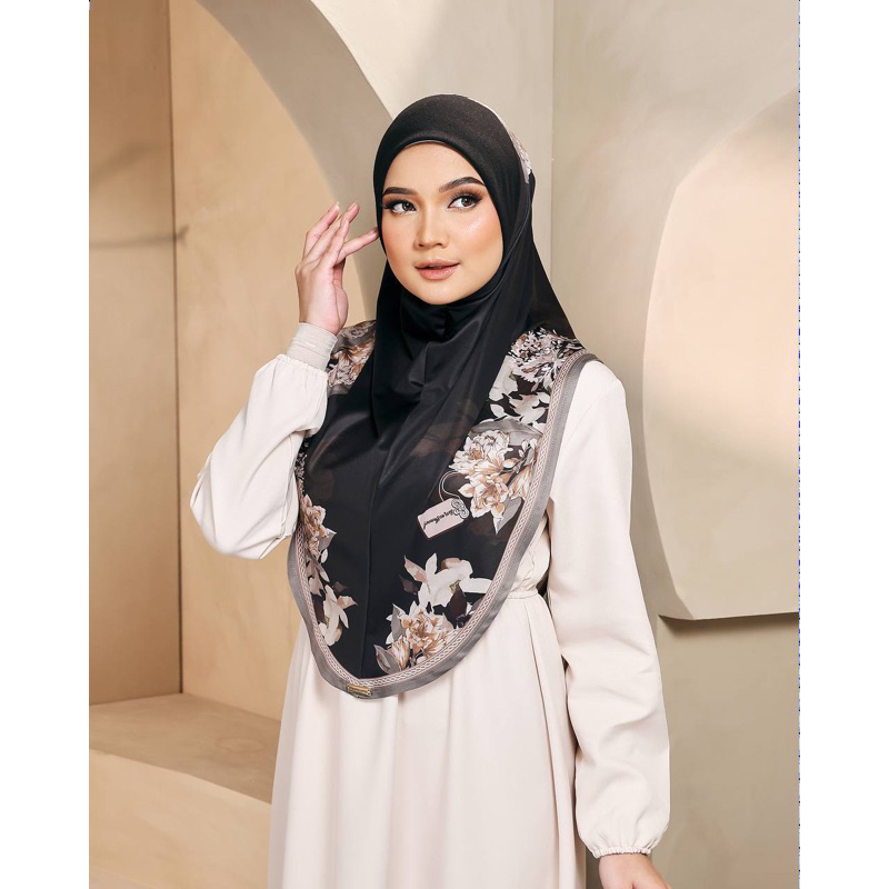 TUDUNG JIMMYSCARVES WARDA PRINTED SARUNG JS Tudung Sarung Instant Print Ironless Tudung Travel Sport