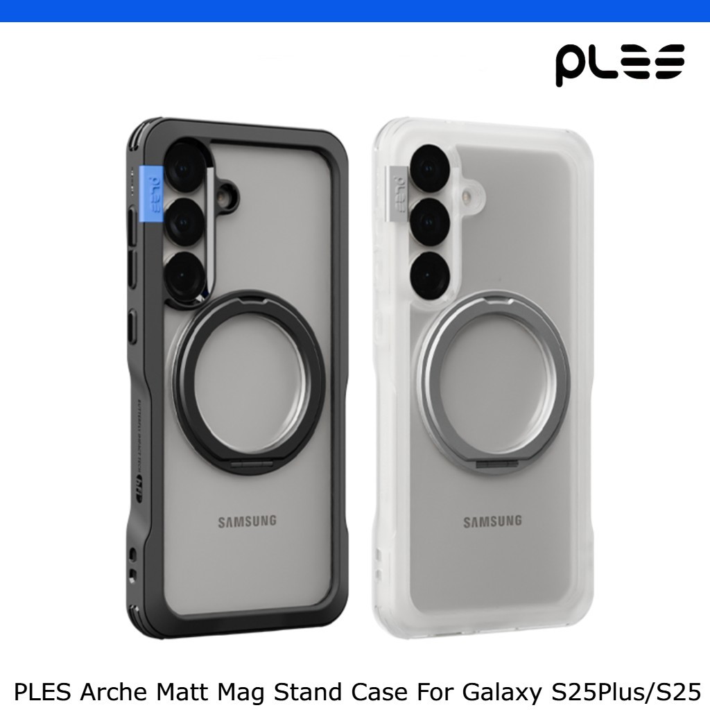 PLES Arche Matt Mag Stand Case สําหรับ Galaxy S25 Plus / S25