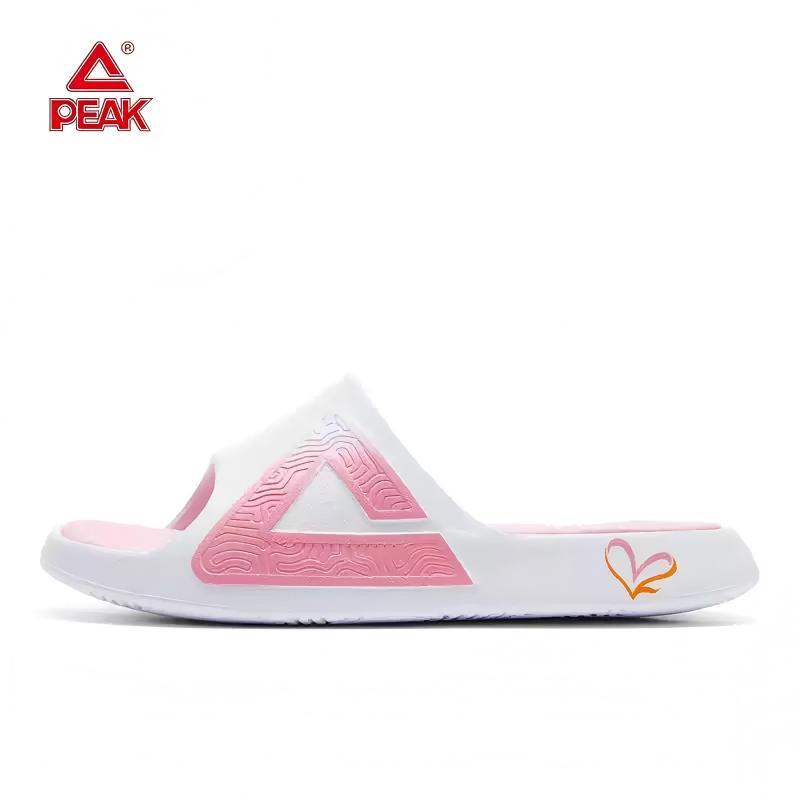 PEAK รองเท้าแตะสําหรับผู้หญิง ET42058L สีขาวชมพู
