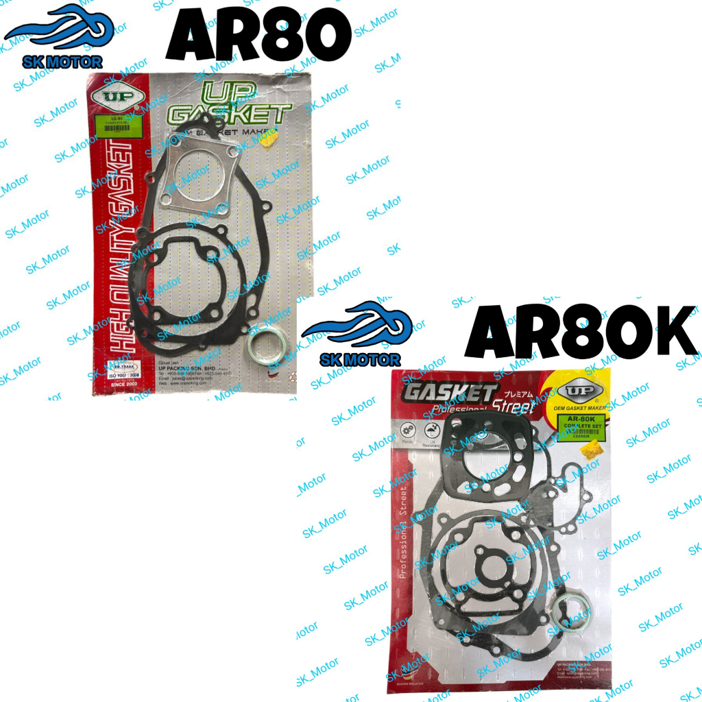 (สุ่มแบรนด์) Kawasaki AR80 AR 80 K AR80K ปะเก็นยกเครื่อง ครบชุด