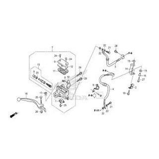 HONDA CB500 MASTER PUMP CAP 45513-KK1-771 JAPAN