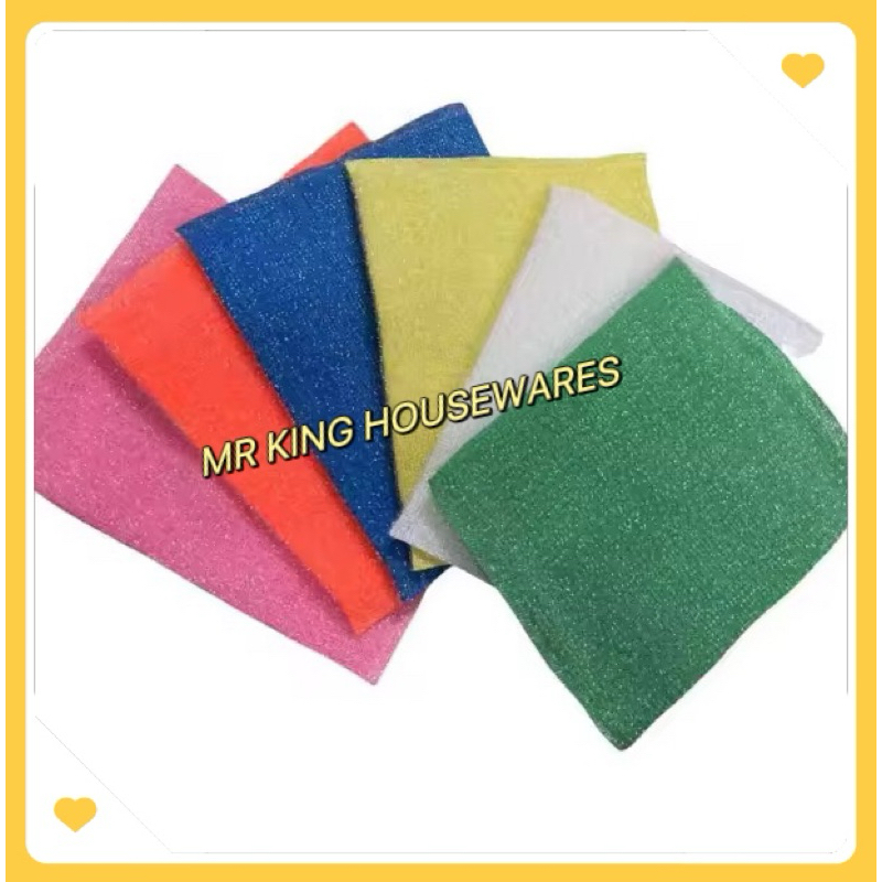 1 ชิ้นทนทานจานซักผ้าฟองน้ําขัด/Span Cuci Pinggan/洗棉/Clean เครื่องมือห้องครัว