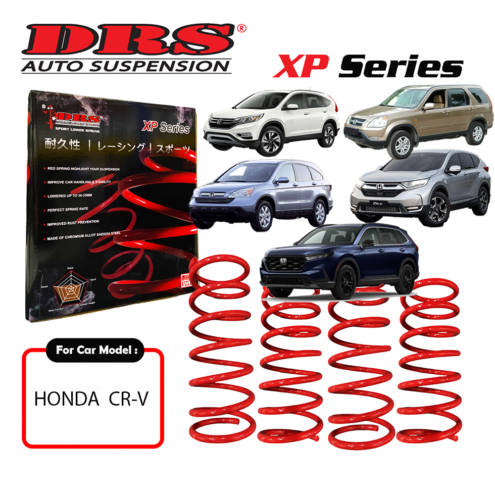 DRS XP Series Lowerd Sport Spring สําหรับ Honda C-RV CRV RE/CRV RD5 RD6 TH