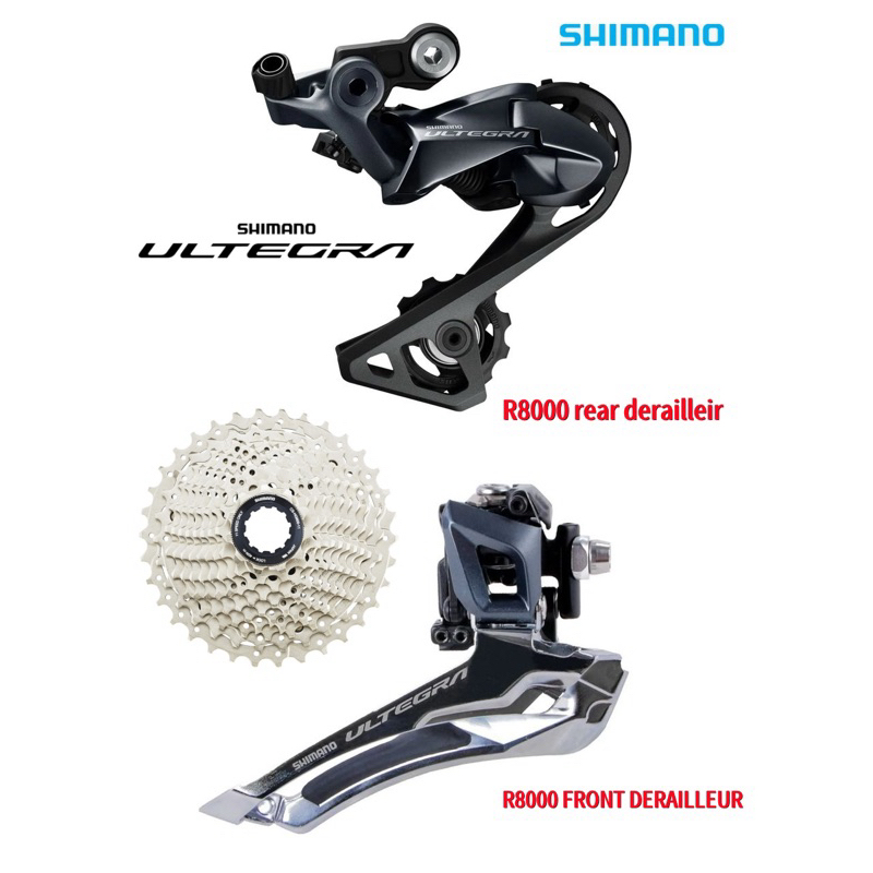 [Genuine] SHIMANO ULTEGRA RD-R8000-GS Medium Rear Derailleur Max 34T Front derailleur 11speed Casset