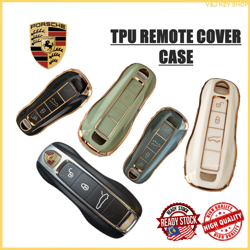 Porsche Taycan GT3 911 992 Panamera Turbo Carrera Taycan 2020-2022 กรณีกุญแจป้องกัน Key Fob TPU