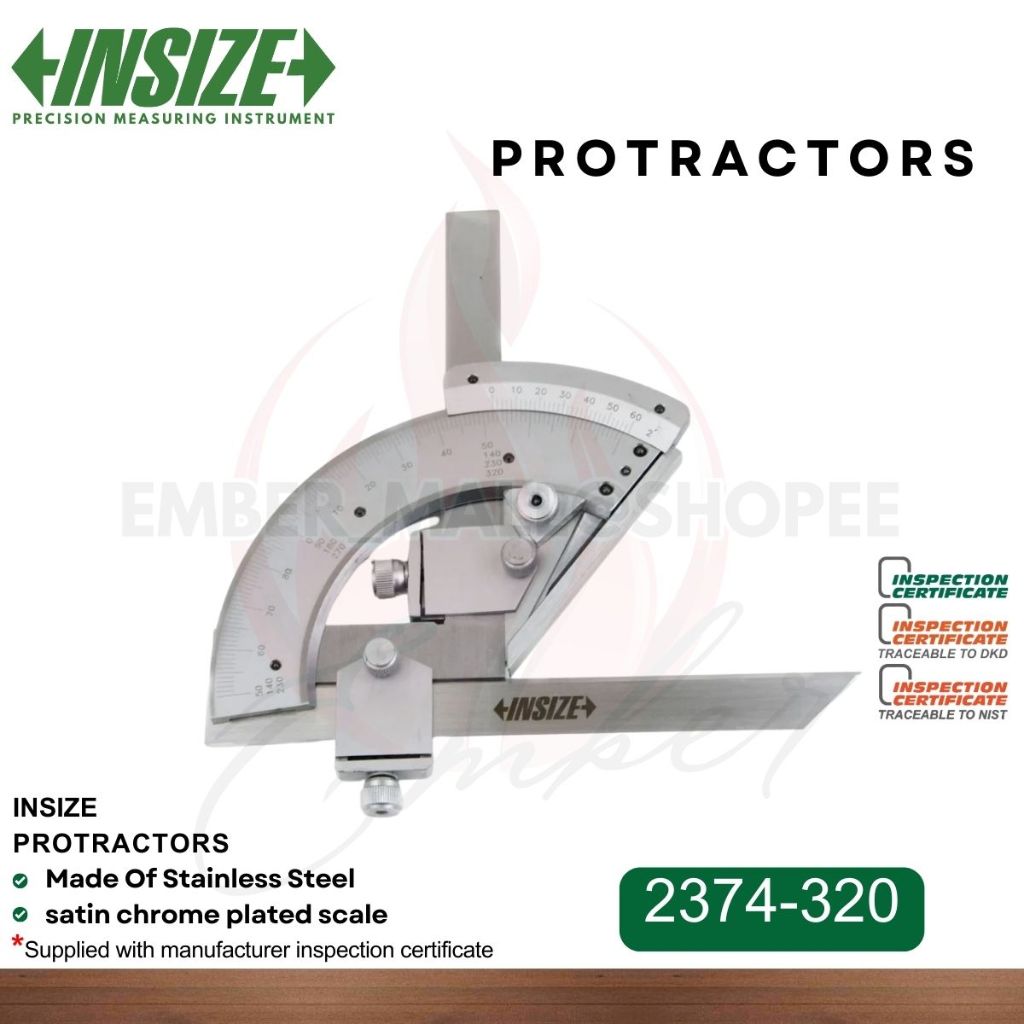 INSIZE PROTRACTOR 2374-320