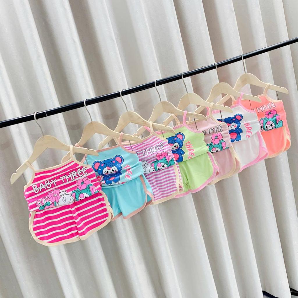 7-18KG/4-5YEARS SINGLET SET BABY GIRL 6M-5YEARSUMMERWEAR GIRL FASHION