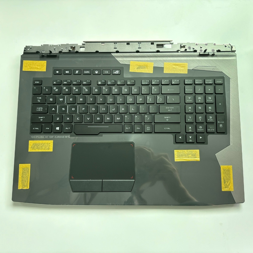 Asus ROG G703GX-XS71 17.3" Black C Shell Cover Upper Palmrest Keyboard TouchPad 90NR01B1