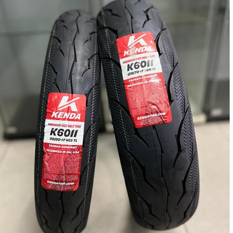 [INSTALLATION PROVIDED] KENDA K6011 TUBELESS TIRE 70/90-17 80/90-17 90/80-17 120/70-17