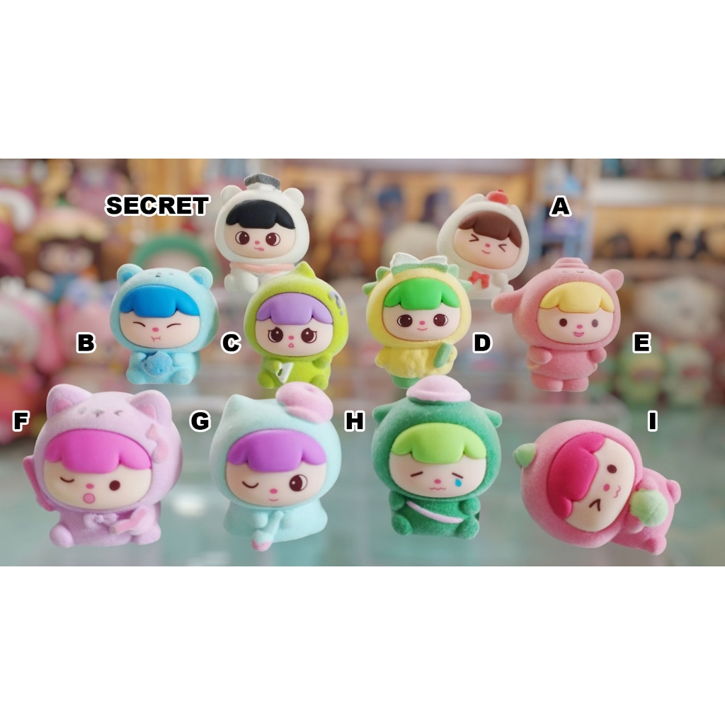 Koko Hat Hat Attend Primary School Mini Beans Toy Blind Box (ยืนยัน, Fuzzy)