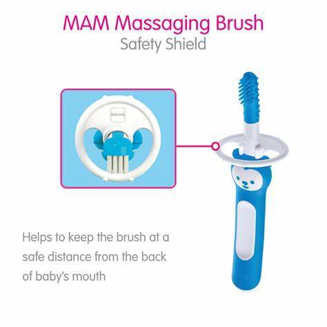 MAM MASSAGING BRUSH 3+ MONTHS