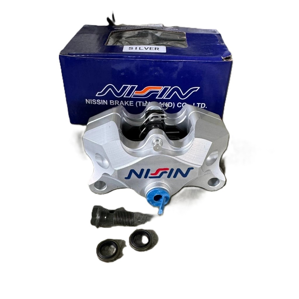 NISSIN เบรค Caliper P4 ด้านหน้า 4Pot ด้านหลัง 2Pot Caliper ชุด PNP UNIVERSAL Y125Z/Y15ZR/RS150/LC135/R25/R15V3/XMAX/NVX