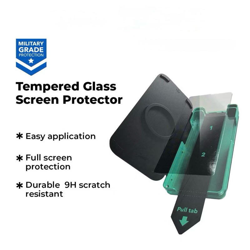 [2 แพ็ค] ESR Samsung Galaxy S25 Ultra กระจกเทมเปอร์ปกป้องหน้าจอ