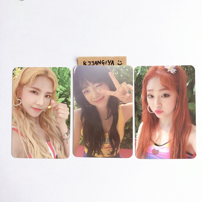 Gugudan SeMiNa อัลบั้มเดี่ยว 1 SEMINA การ์ดรูปถ่ายอย่างเป็นทางการ Nayoung Sejeong Mina