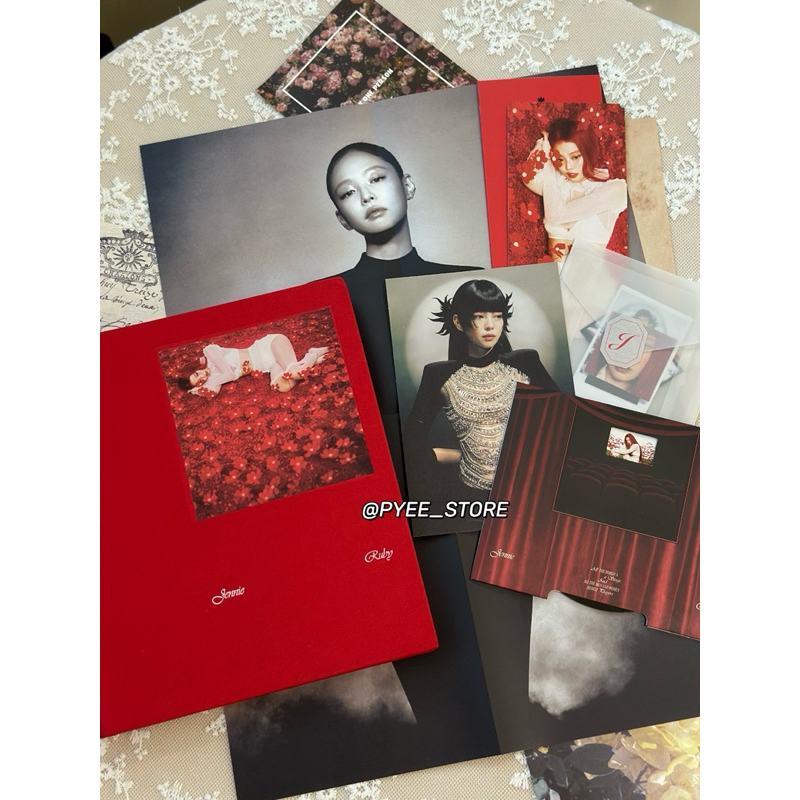 [รายการหลวม] อัลบั้ม Jennie Ruby Solo อย่างเป็นทางการ Blackpink merch jisoo lisa jennie rose parapro
