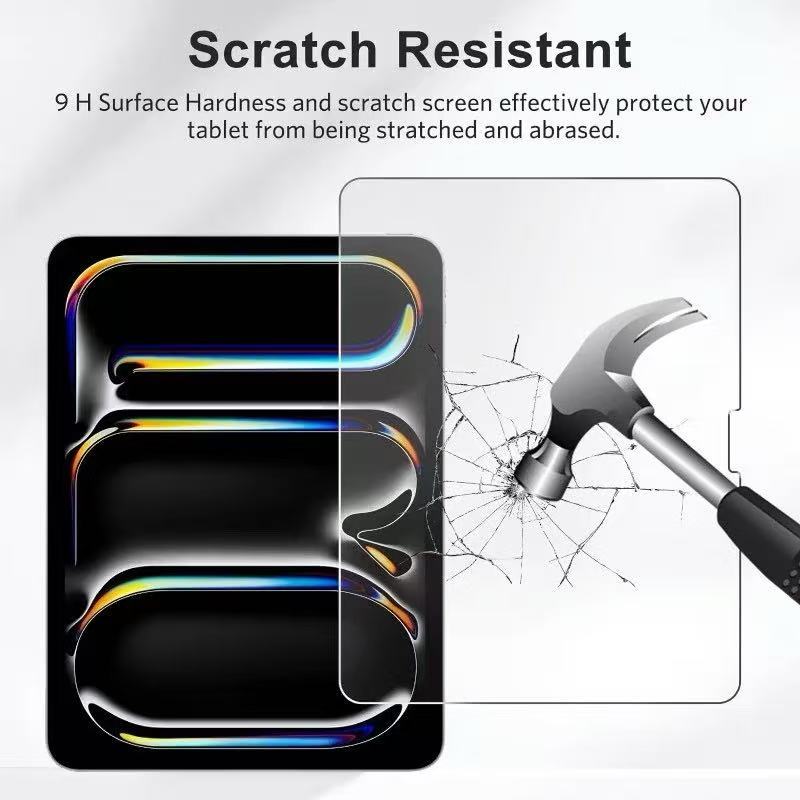 สําหรับ IPAD AIR 11(2025)/IPAD AIR 13(2025) TEMPERED GLASS CLEAR SCREEN PROTECTOR