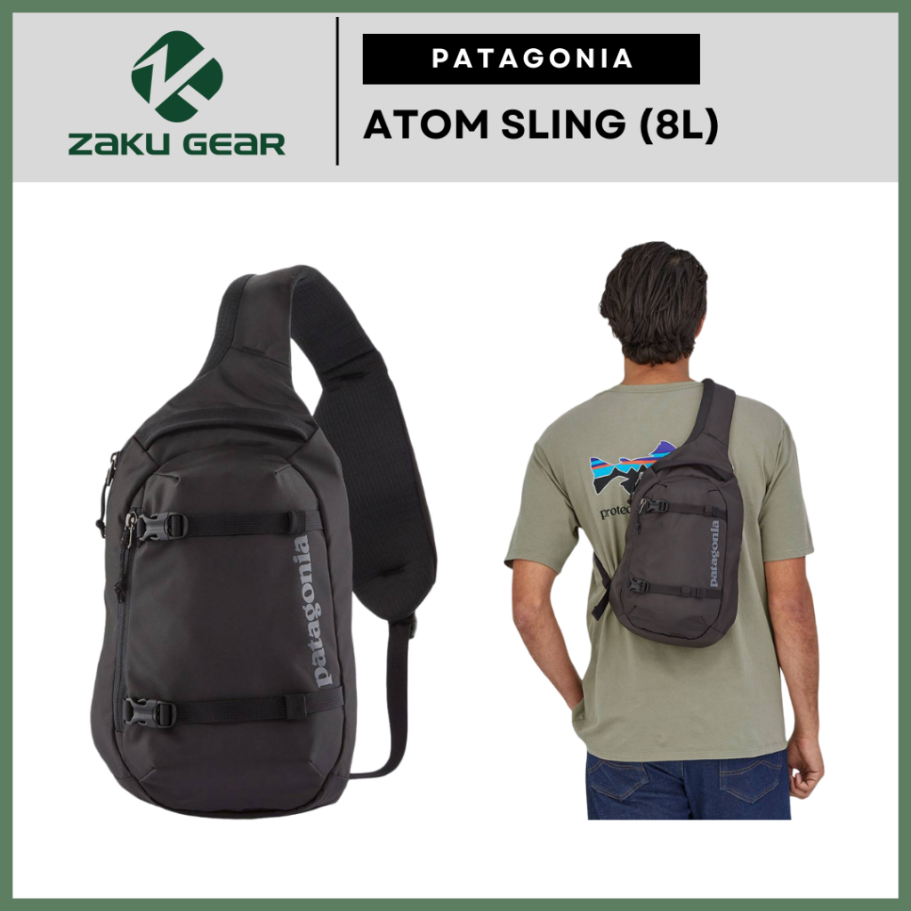 [Patagonia] Atom Sling (8 Litre) Sling Bag Pouch Waist Chest Crossbody Bag - กันน้ําน้ําหนักเบา