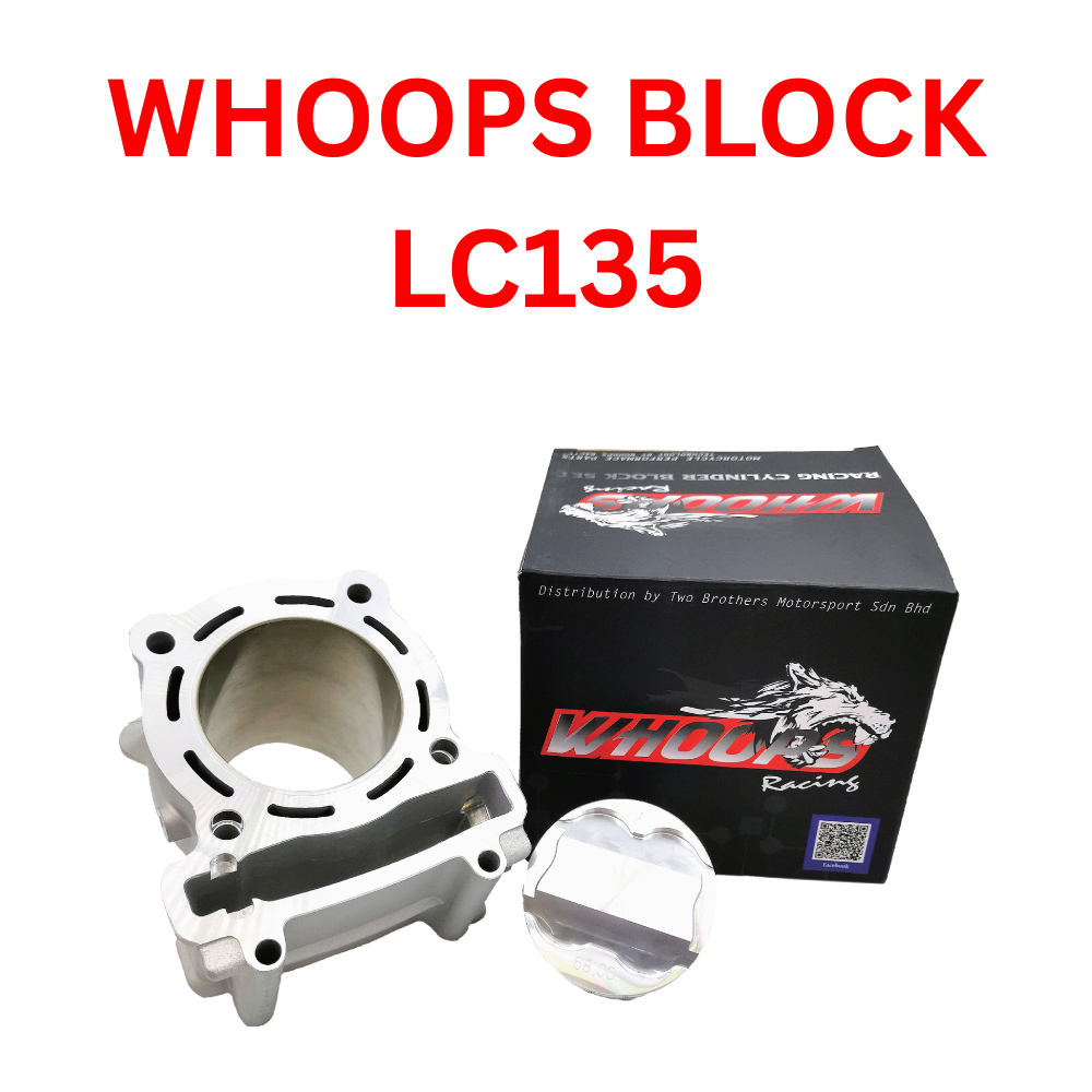 WHOOPS BLOCK LC135 CERAMIC / 62MM / 63MM / 65MM / 66MM / 68MM RACING BLOCK MOTORCYCLE