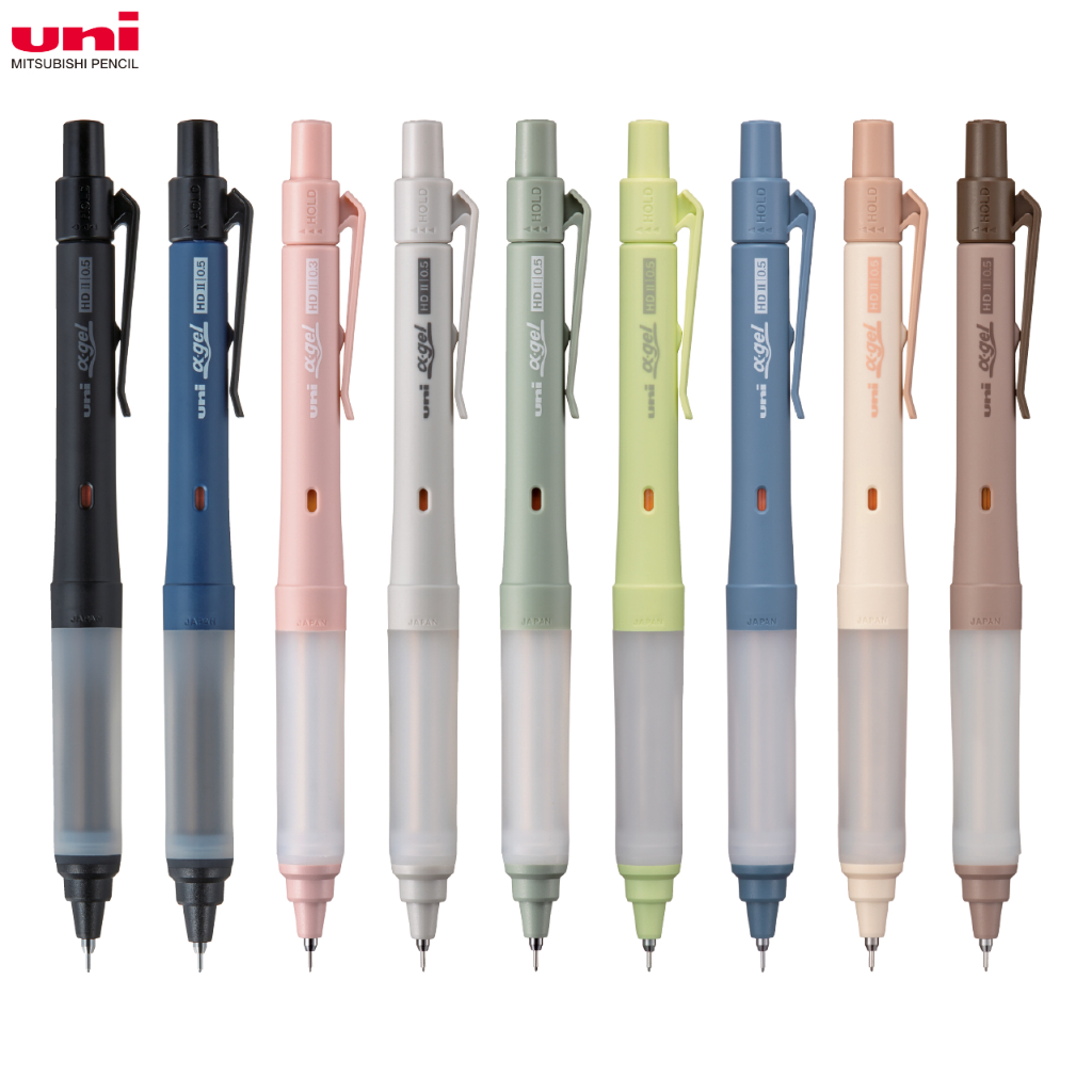 Uni Kururu Toga Switch Alpha Gel ดินสอกดแบบหมุนตะกั่วอัตโนมัติ (0.5 มม.) M5-1099GG-05