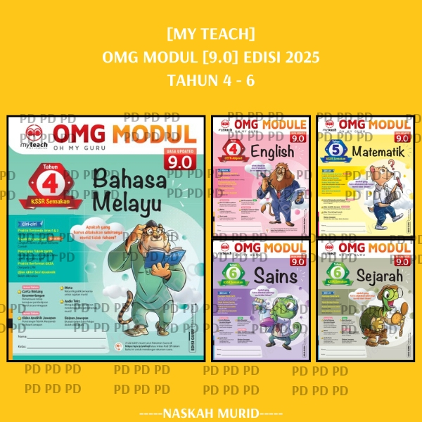 (DL) SK: OMG EXERCISE BOOK [OH MY TEACHER - MODULE] 9.0 KSSR YEAR 4.5.6 (2025) -